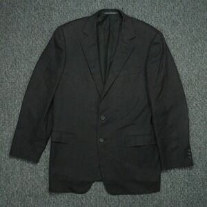 Ermenegildo Zegna Blazer Mens 42R Black Soft Jacket Sport Coat Formal *